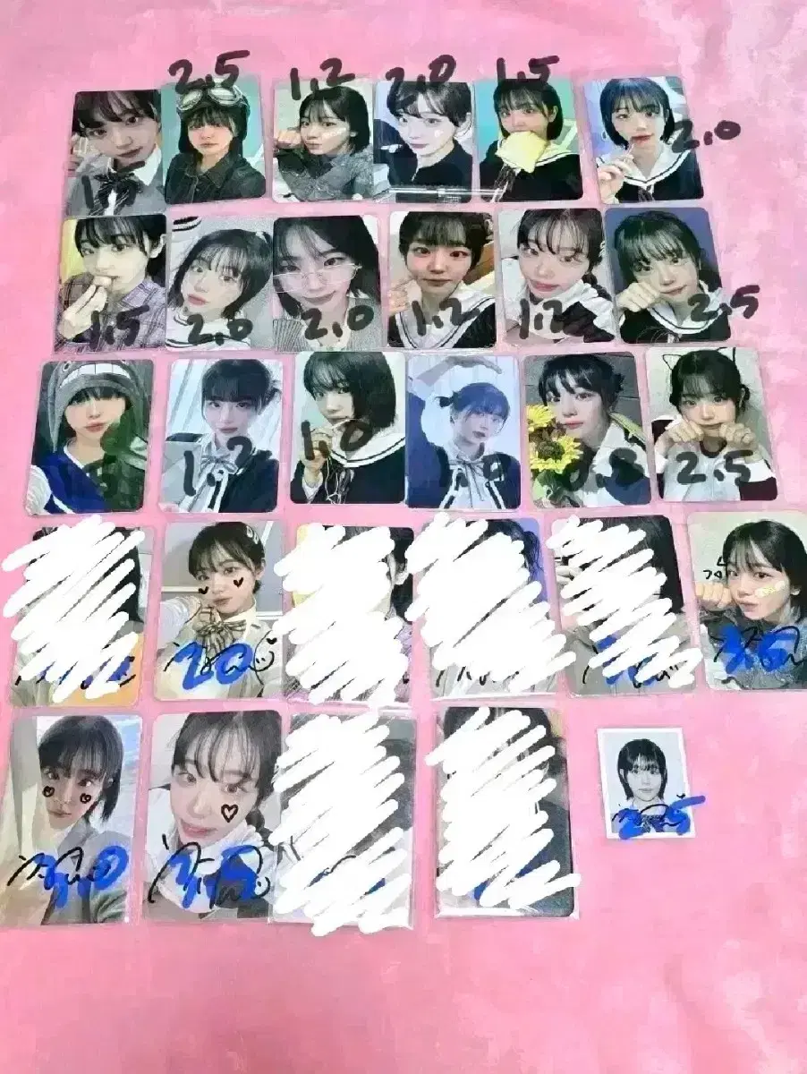 QWER サイン入りチェキ 사인이 들어간 체키 アイドル